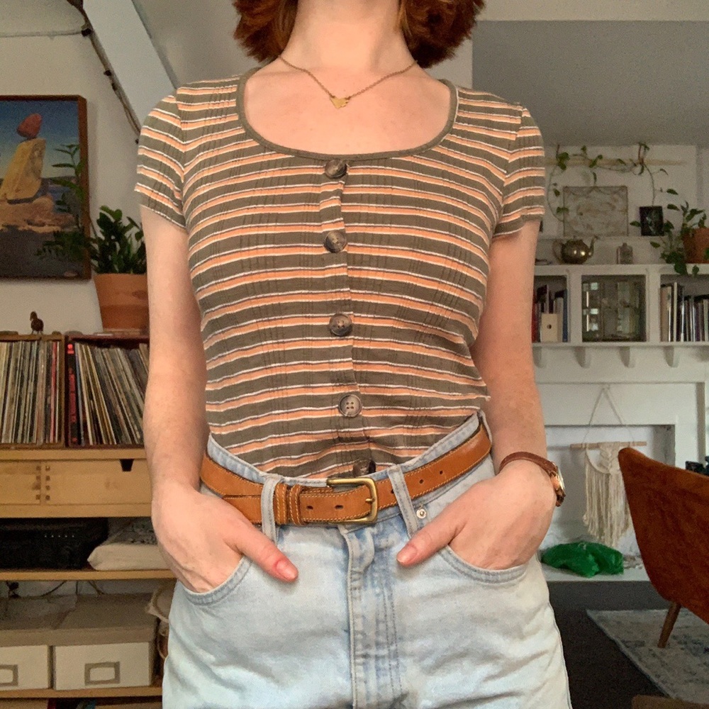 Retro striped t-shirt